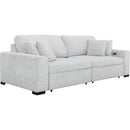  Primo International Gavelston Power Reclining Fabric Sofa Gavelston Power Reclining Sofa with 2 Extendable Chairs - Chelsea Arctic IMAGE 1