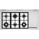  Bertazzoni 48-inch Freestanding Dual Fuel Range HER486BTFEPXG IMAGE 2
