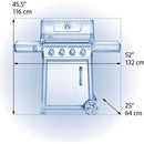  Napoleon Freestyle™ 425 Gas Grill - Natural Gas F425DNMK-1 IMAGE 9