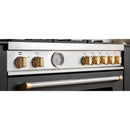  Bertazzoni 48-Inch Freestanding Induction Range with 6 Elements MAS486INMBG IMAGE 3