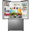  Hisense 36-inch, 30 cu. ft. French Door Refrigerator with Ice & Water Dispenser HRF300P7DSE IMAGE 2