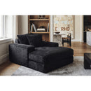  Primo International Chairs Chaise Sky-Dilon-Pocket Chaise - Black IMAGE 1