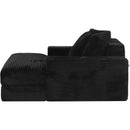  Primo International Chairs Chaise Sky-Dilon-Pocket Chaise - Black IMAGE 2