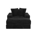 Primo International Chairs Chaise Sky-Dilon-Pocket Chaise - Black IMAGE 3