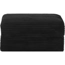  Primo International Ottomans Ottomans Sly-Berkshire Ottoman - Black IMAGE 2
