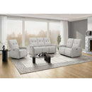  Monarch 8P13451 Reclining Sofa  - Grey IMAGE 2