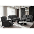  Primo International Foley Power Fabric Recliner Foley Power Recliner - Dino Smoke Grey IMAGE 2