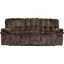  Primo International Amore Reclining Fabric Sofa Steele Manual Motion Sofa - Dillon Mink IMAGE 2