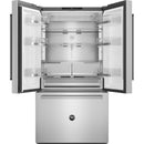  Bertazzoni 36-inch, 26.2 cu. ft. Counter-Depth French 3-Door Refrigerator with Ice Maker and Water Dispenser RFD36FZNX IMAGE 2