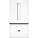  Bertazzoni 36-inch, 26.2 cu. ft. Counter-Depth French 3-Door Refrigerator with Ice Maker and Water Dispenser RFD36FZNW IMAGE 1