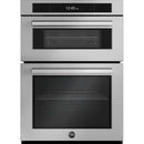  Bertazzoni 30-inch, 6.4 cu. ft. Bult-in Combination Oven with Microwave Speed Oven FPRO30COSTX IMAGE 1