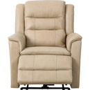  Primo International Heritage Power Leather Match Recliner with Wall Recline Carter Power Glider Recliner - Milano Beach IMAGE 3