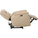  Primo International Heritage Power Leather Match Recliner with Wall Recline Carter Power Glider Recliner - Milano Beach IMAGE 4