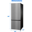  Midea 12 cu. ft. Bottom-Freezer Refrigerator MRB12B1AST IMAGE 5