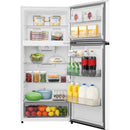  Hisense 30-inch, 18.1 cu. ft. Counter-Depth Top Freezer Refrigerator with Reversible Door RT18N3AWE IMAGE 2